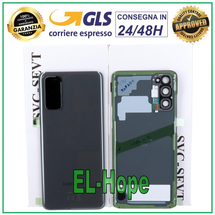 BACK GLASS BATTERY ORIGINAL SAMSUNG GALAXY S20 SM-G980 SM-G981 CASE GRAY