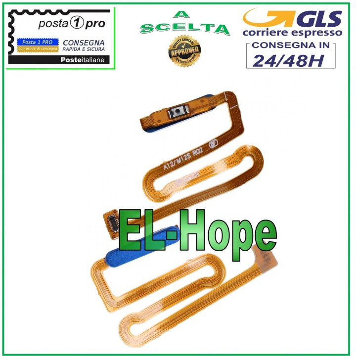 FLAT FINGERPRINT KEY FINGERPRINT SENSOR SAMSUNG GALAXY A13 SM A137F BLUE