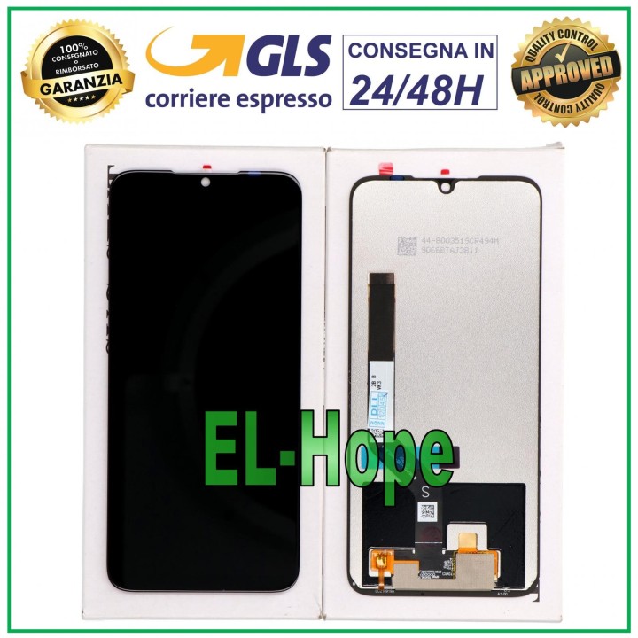 LCD DISPLAY EQUAL ORIGINAL IN SERVICE XIAOMI M1901F7G M1901F7H TOUCH SCREEN BLACK