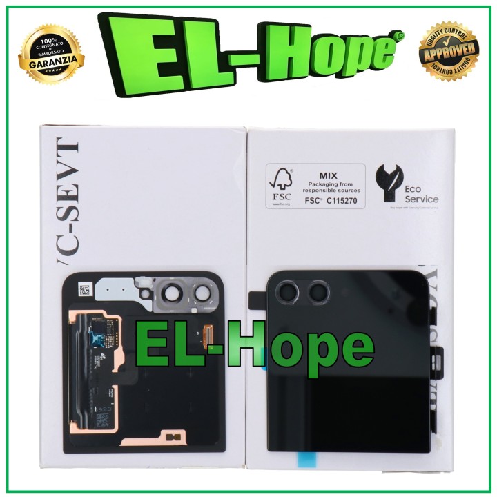 ORIGINAL SAMSUNG Z FLIP 5 SM-F731B BLACK GH97-29135A OUTER BODY LCD DISPLAY