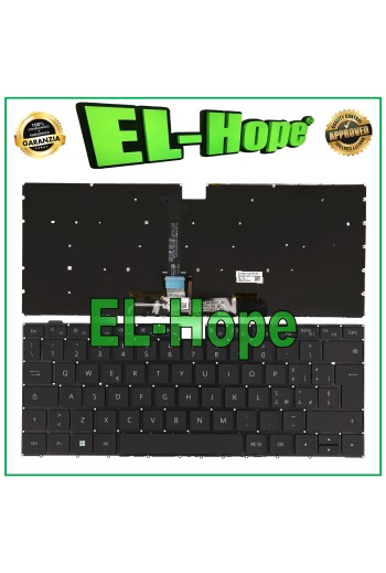 ITALIAN KEYBOARD FOR NOTEBOOK HUAWEI MATEBOOK NbB-WAH9P WAE9P WAQ9R HLY-W29RL