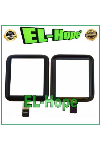 TOUCH SCREEN GLASS FOR SMARTWATCH APPLE WATCH SERIES 2 42mm A1891 DIGITIZER BLACK