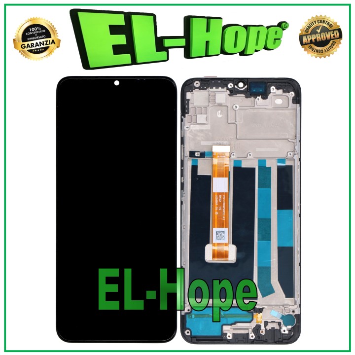 LCD DISPLAY + FRAME FOR OPPO A35 2021 PEHM00 TOUCH GLASS SCREEN MONITOR BLACK
