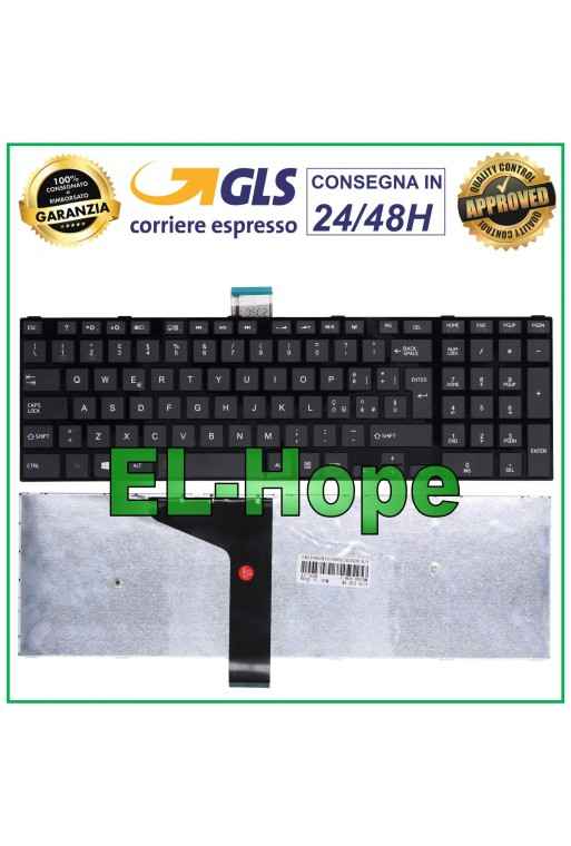 ITALIAN KEYBOARD FOR TOSHIBA SATELLITE NOTEBOOK SERIES C50 C50A C50D C55 C5 BLACK