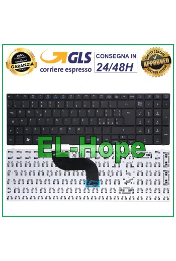 ITALIAN KEYBOARD FOR ACER ASPIRE 5810 5820 7235 7250 7251 7330 NOTEBOOK BLACK