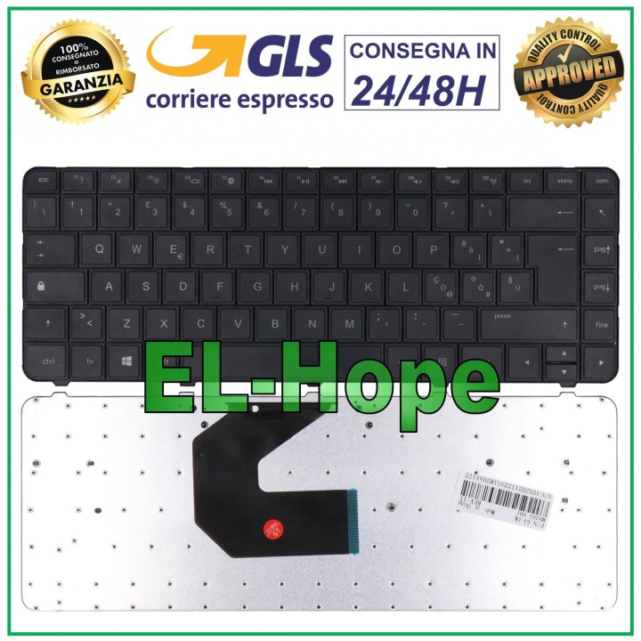 ITALIAN KEYBOARD NOTEBOOK HP PAVILION G1 G6 630 635 650 655 HP COMPAQ 435 BLACK