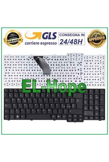 ITALIAN KEYBOARD FOR PACKARD BELL DESKTOP IMEDIA 6530 NOTEBOOK MATT BLACK