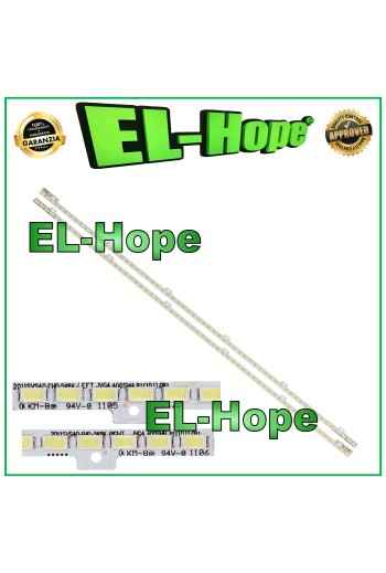 KIT OF 2 62 LED STRIP BARS FOR 40 SAMSUNG TV 2011SVS40-FHD-5K6K-L/R T400HW04