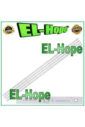 KIT 3 STRIP BARS 11 LED FOR TV 55 CHANGHONG LB-C550U17-E5K-HG-71-JF2