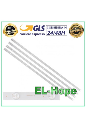 KIT OF 4 10 LED STRIP BARS FOR TV TCL MS395D10-ZC14F-01 L40R640CTE LVF400CMDX
