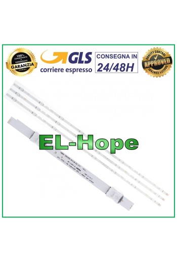 KIT 3 LED STRIP BARS FOR TV 40 SAMSUNG V5DN-395SM0-R2 BN96-37622A HG40ND460