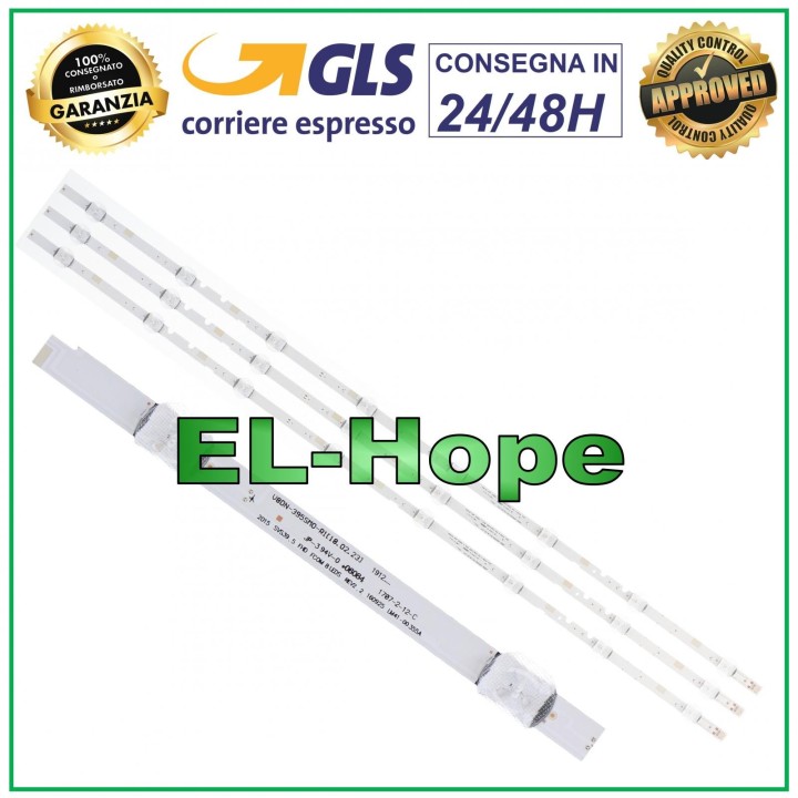 KIT 3 LED STRIP BARS FOR TV 40 SAMSUNG UA40J5 UA40J5200A UA40J5201 UA40K5000