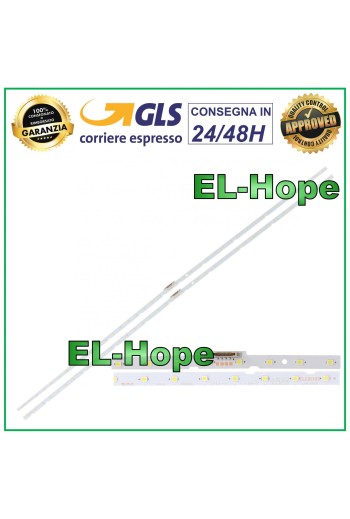 KIT 2 STRIP BARS 40 LED TV SAMSUNG AOT-55-NU7100F BN96-45913A UN55NU7300 597 mm