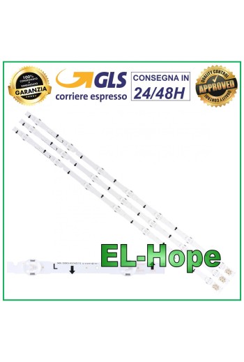 KIT 3 LED STRIP BARS FOR TV 32 SAMSUNG ES-154 LM41-00041L LM41-00099M SS3214