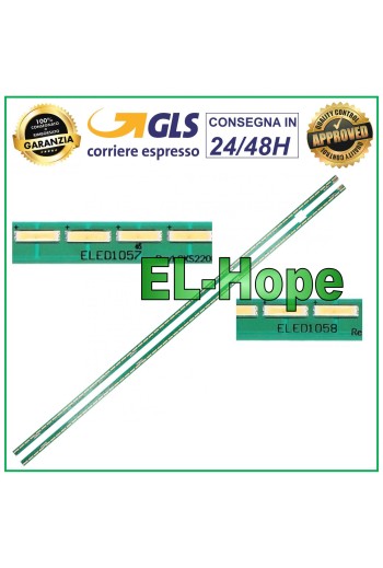 KIT OF 2 BARS 60 LED FOR TV 55 LG V15.5-ART3-UD-REV1.1-60-R-TYPE / Q712810