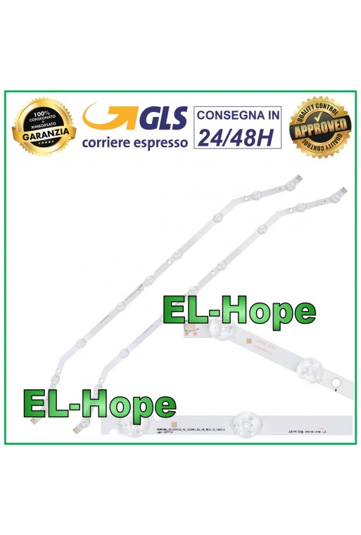 KIT 2 BARS 9 LEDs FOR TV 32 SAMSUNG D3GE-320SM0-R2 BN96-27468A UE32EH4003W