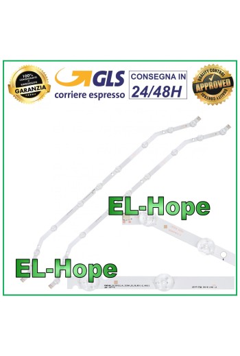 KIT 2 BARS 9 LEDs FOR TV 32 SAMSUNG UA32EH4003 UN32FH4 LH32EDCPLBC HG32AB460GW