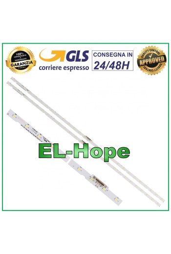 KIT 2 BARS 28 LEDs FOR TV 43 SAMSUNG ELED1101 HG43EJ690UAREN / HG43EJ690UBXEN