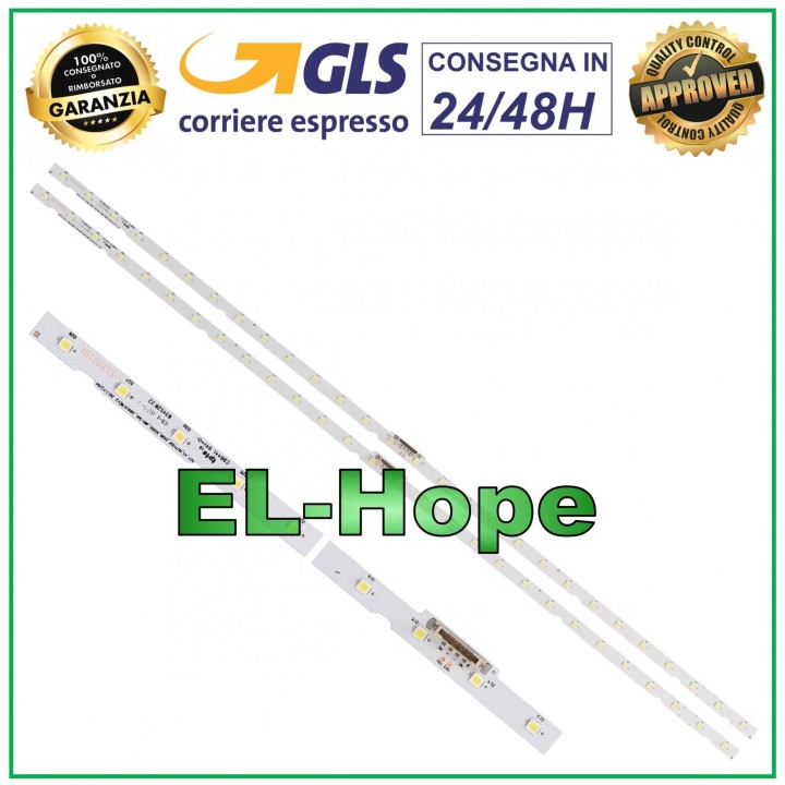 KIT 2 BARS 28 LEDs FOR TV 43 SAMSUNG ELED1101 HG43EJ690UAREN / HG43EJ690UBXEN