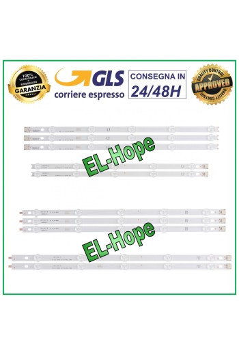 KIT 10 LED TV BARS 42 VARIOUS BRANDS SANYO VIZIO DP42D23 P42D2300 E420DA0LA