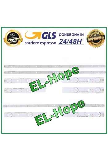 KIT 3 LED STRIP BARS FOR HAIER TV 3BL-T6324102-006B / 5B PLDED3231ARKA1406 