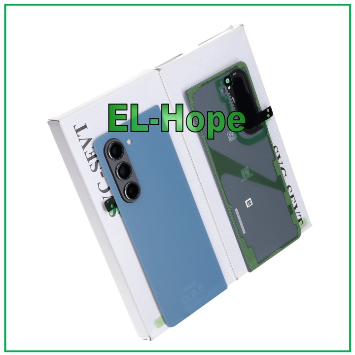 ORIGINAL SAMSUNG GALAXY Z FOLD 5 5G SM-F946B BLUE BACK CASE COVER