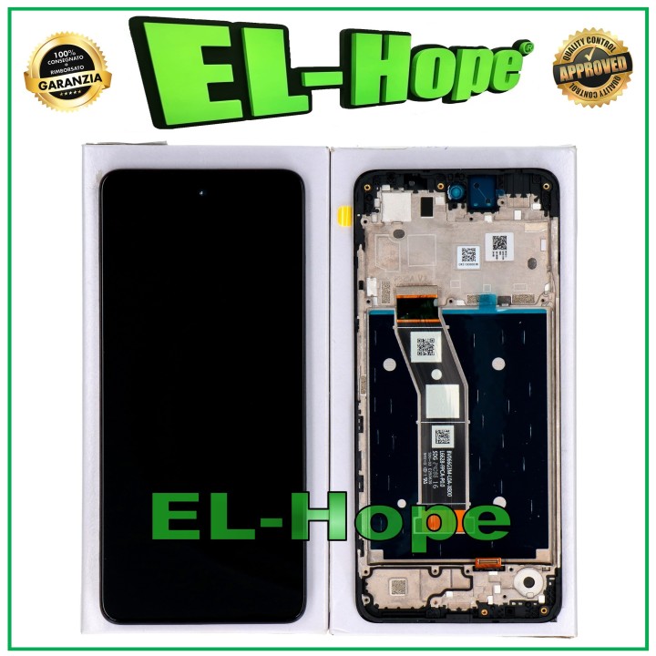 LCD DISPLAY + FRAME ORIGINAL SERVICE MOTOROLA MOTO G24 POWER TOUCH SCREEN