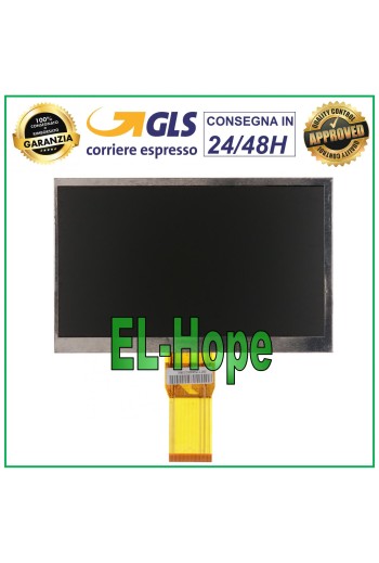 LCD DISPLAY FOR TABLET LISCIANI MIO TAB MP0100770 ORIGINAL MONITOR SCREEN 7.0 