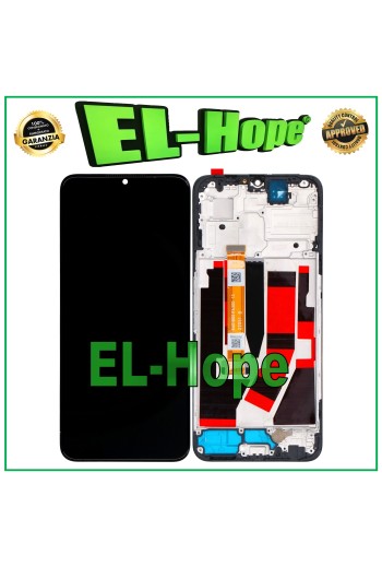 LCD DISPLAY + FRAME FOR OPPO A57 5G PFTM20 TOUCH SCREEN ASSEMBLED BLACK GLASS