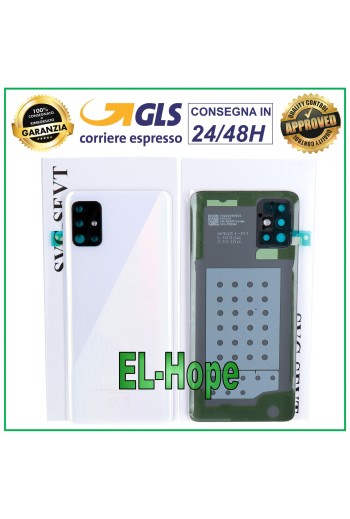 ORIGINAL SAMSUNG GALAXY A51 SM-A515 BATTERY COVER BACK COVER WHITE