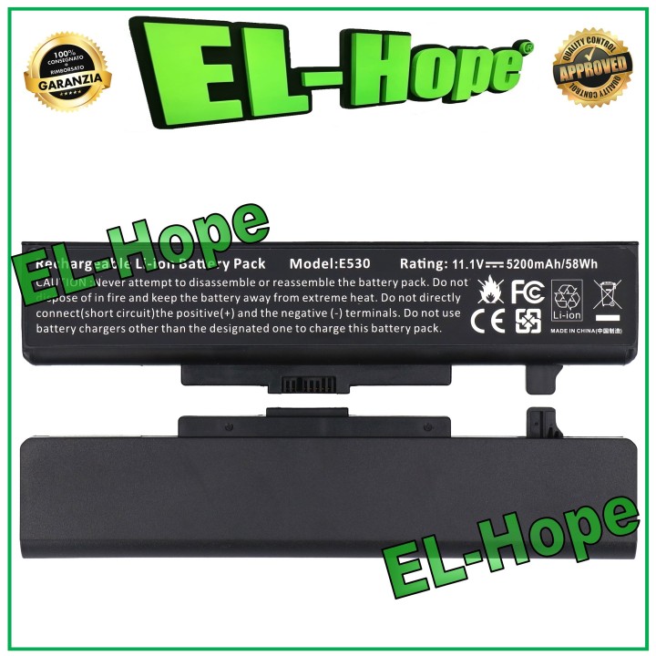 LENOVO NOTEBOOK BATTERY L11M6Y01 B590 E430 C E435 E440 E445 E530 E540 E535