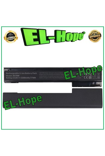 HP COMPAQ 8570W NOTEBOOK BATTERY 63211315 5200mAh 14.8V BLACK EQUAL TO ORIGINAL