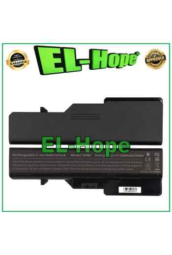 BATTERY FOR LENOVO IDEAPAD Z370 SERIES NOTEBOOK 5200 mAh BLACK EQUAL TO ORIGINAL
