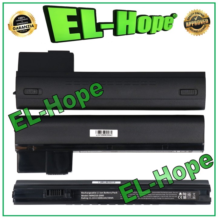 HP COMPAQ 614565421 614565721 5200mAh BLACK NOTEBOOK BATTERY EQUAL TO ORIGINAL