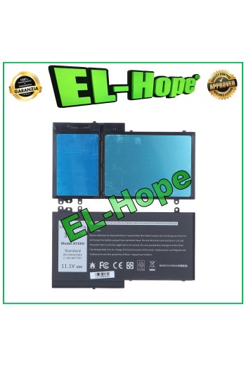 BATTERY FOR PC NOTEBOOK DELL LATITUDE 15 5580 5200 mAh BLACK EQUAL ORIGINAL