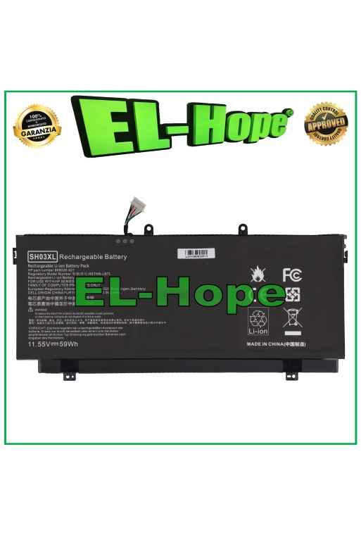 HP 859026421 5035mAh 11.55V BLACK NOTEBOOK BATTERY EQUAL TO ORIGINAL
