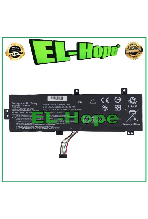 BATTERY FOR PC NOTEBOOK LENOVO B102130-0009 4030 mAh 7.6 V BLACK EQUAL ORIGINAL