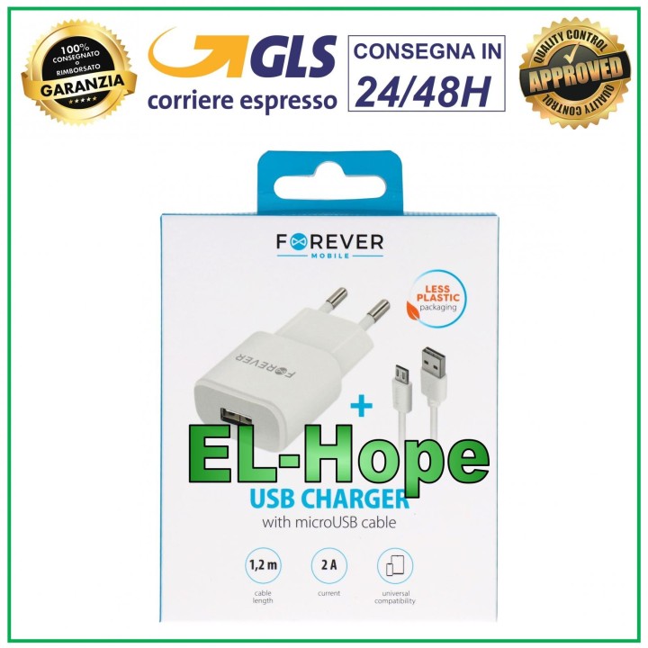 UNIVERSAL TRAVEL BATTERY CHARGER FOR DOOGEE 5V 10W MICRO USB CABLE 1.2m WHITE