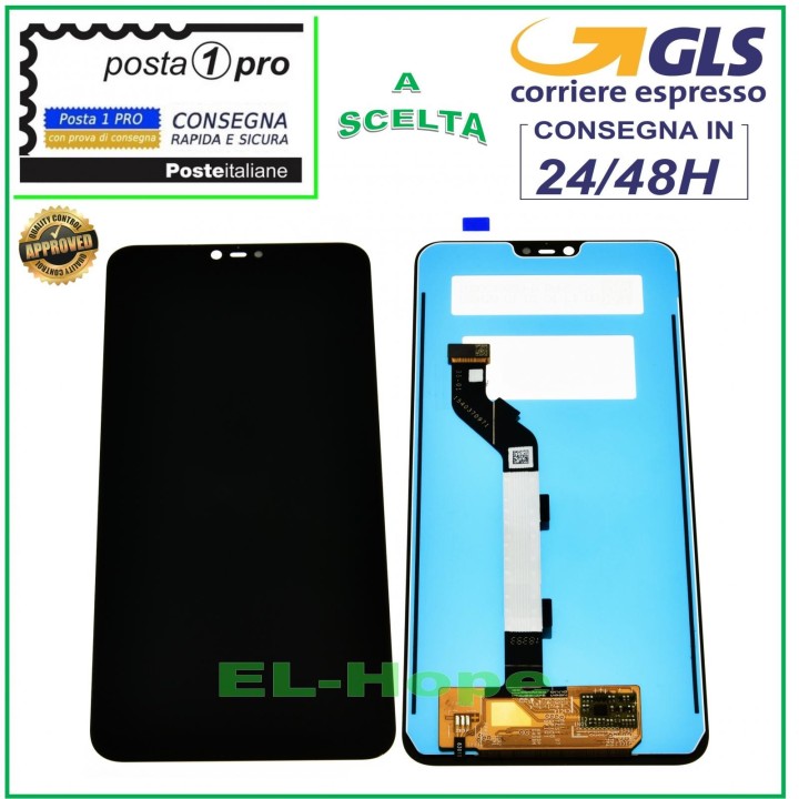 LCD DISPLAY FOR XIAOMI M1808D2TE M1808D2TC TOUCH SCREEN BLACK GLASS SCREEN