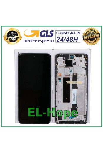 ORIGINAL TOUCH SCREEN LCD DISPLAY XIAOMI REDMI NOTE 9 PRO 5G 2020 BLUE FRAME