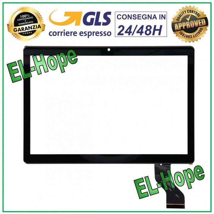 TOUCH SCREEN GLASS TABLET GOODTEL G3 DIGITIZER 10 ORIGINAL BLACK