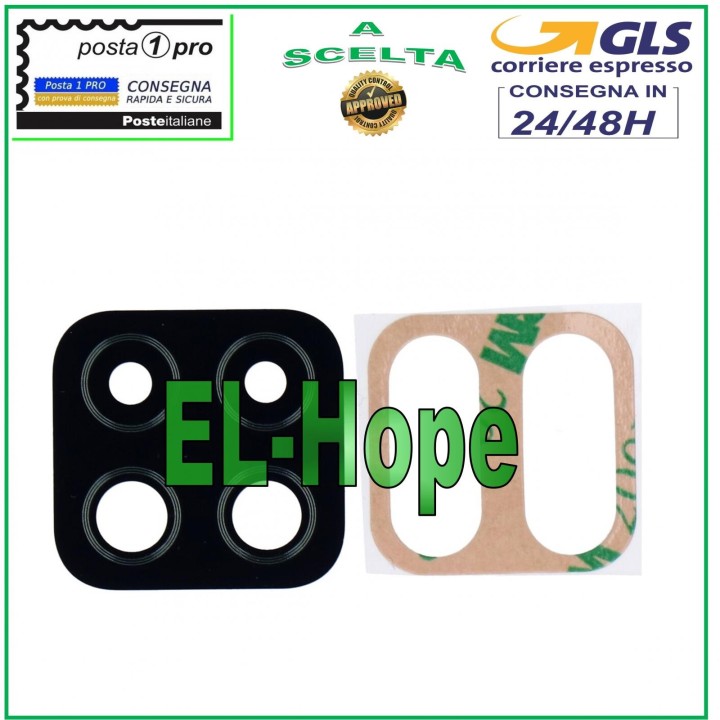 CAMERA LENS GLASS REAR CAMERA SAMSUNG GALAXY F22 SM E225 BLACK