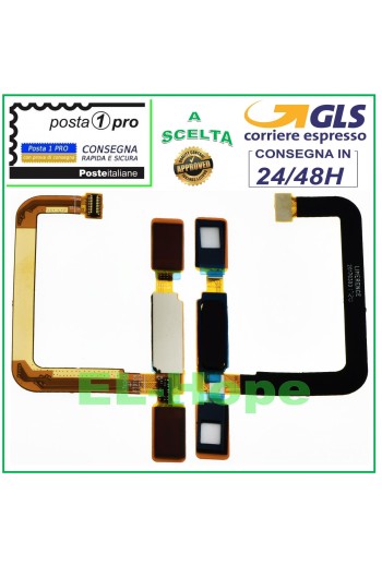FLAT HOME KEY FINGERPRINT SENSOR NOKIA 6 2017 TA-1021 BLACK