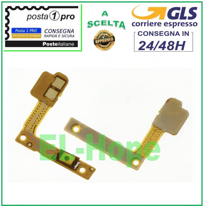 FLAT FLEX POWER ON OFF KEY FOR SAMSUNG GALAXY A7 2017 A720F SM-A720