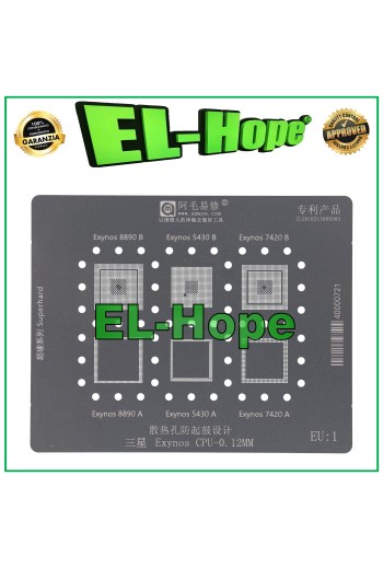 STENCIL AMAOE EU1 MOTHERBOARD FOR EXYNOS 8890B 5430B 7420B 8890A 5430A 7420A