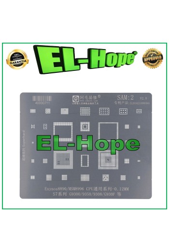 STENCIL LAYER MOTHERBOARD EXYNOS 8890 AMAOE SAM2 FOR SAMSUNG S7 SM-G930 MSM8996