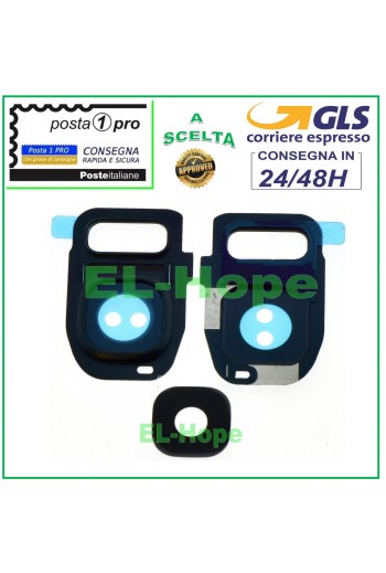 GLASS LENS REAR CAMERA SAMSUNG GALAXY S7 EDGE SM G935 F BLACK