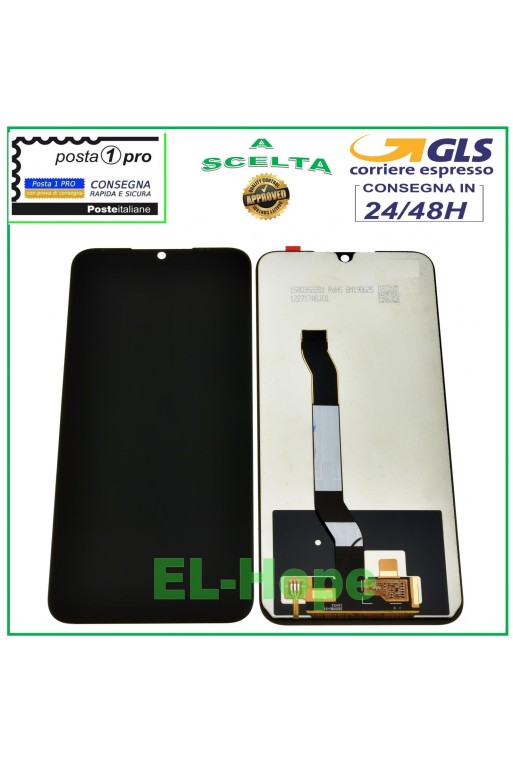 LCD DISPLAY FOR XIAOMI REDMI NOTE 8 M1908C3JE TOUCH SCREEN BLACK GLASS SCREEN