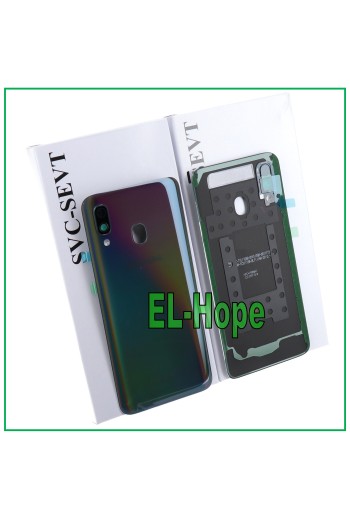 ORIGINAL SAMSUNG GALAXY A40 SM-A405 BACK COVER BLACK GLASS