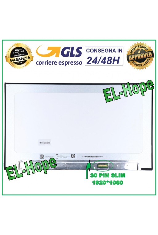DISPLAY NV156FHM-N4T NOTEBOOK 15.6 30 PIN SLIM 1980*1920 FHD LED SCREEN